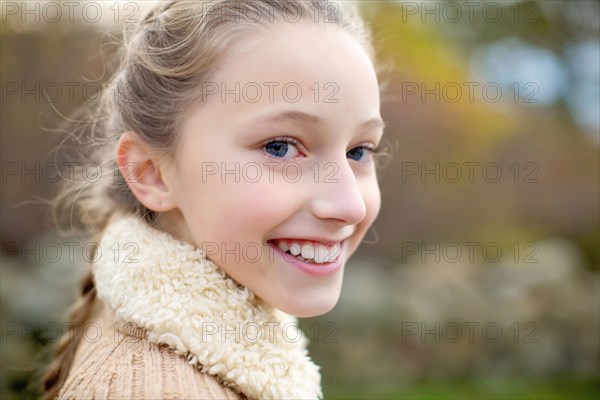 Close up of smiling girl