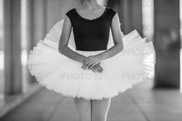 Ballet dancer wearing tutu