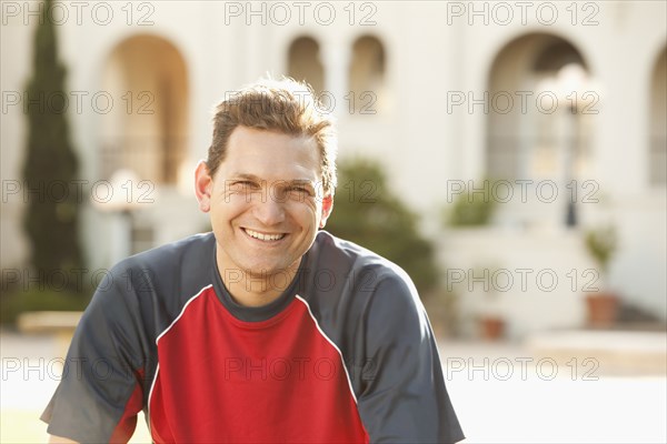 Smiling Caucasian man