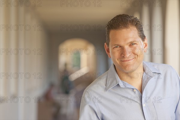 Smiling Caucasian man