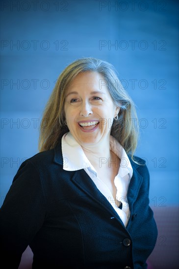 Portrait of smiling Caucasian businesswoman