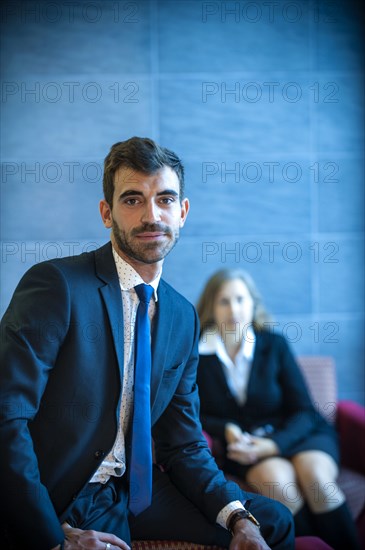 Portrait of smiling businessman