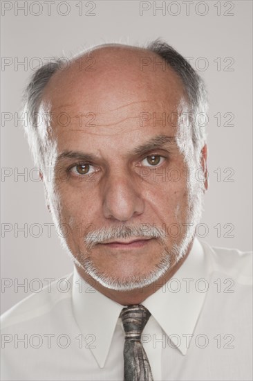 Serious Caucasian businessman