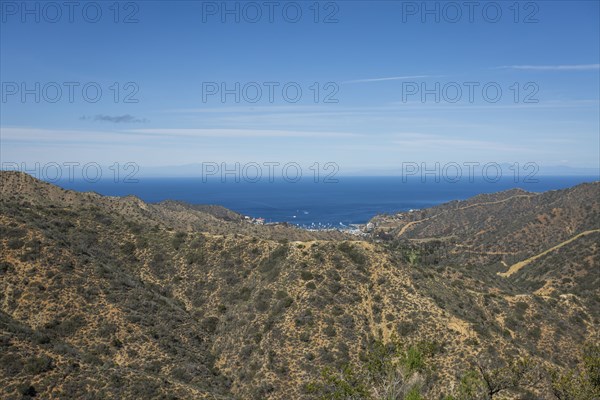 Hills overlooking ocean