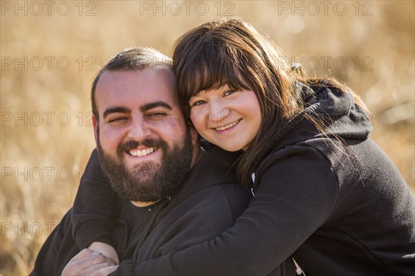 Portrait of smiling Caucasian couple