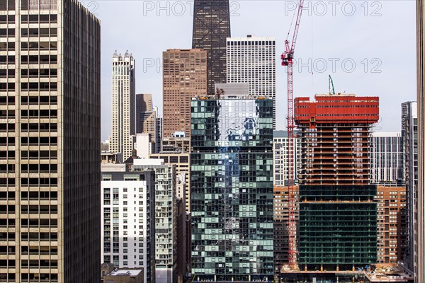 Highrise architecture in Chicago