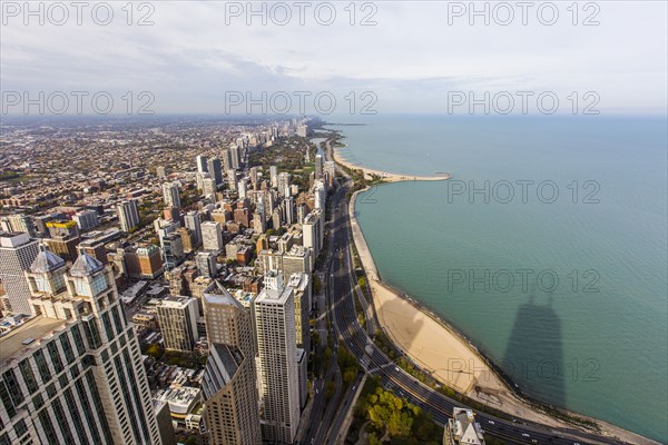 Waterfront cityscape