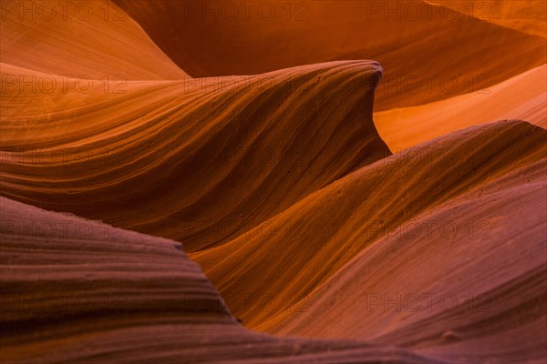 Smooth rock formations