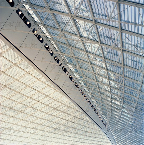 Glass ceiling and girders