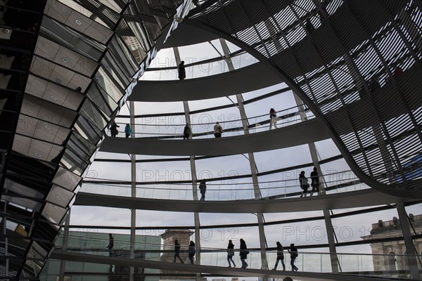 Modern architecture of German Parliament building