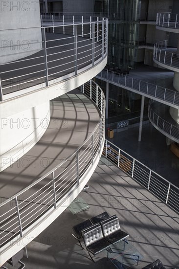 Modern architecture of German Parliament building