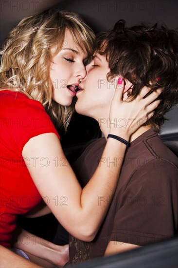 Couple kissing