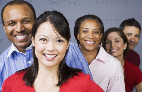 Group of multi-ethnic adults