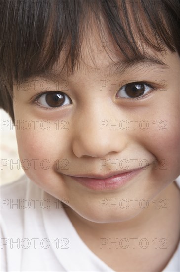 Filipino boy smiling