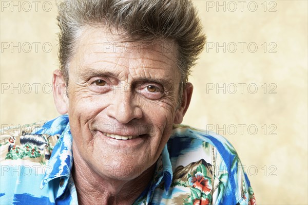 Senior Caucasian man smiling