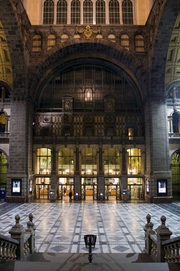 Ornate interior of lobby