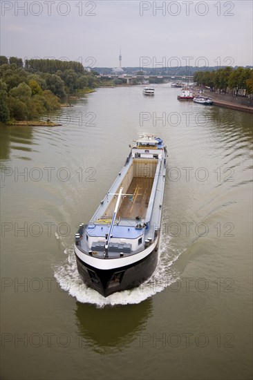 Empty boat on Dutch river