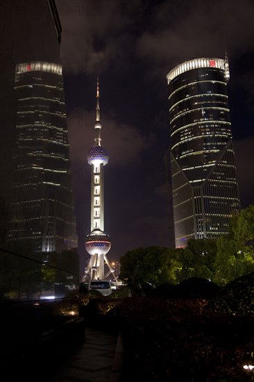 Shanghai cityscape at night