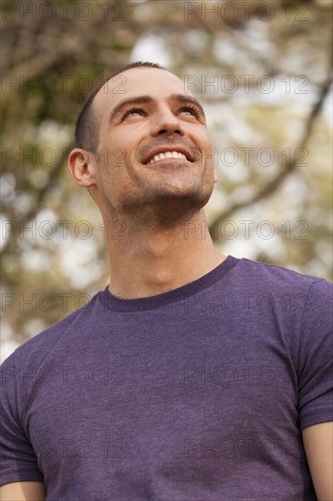 Smiling Caucasian man