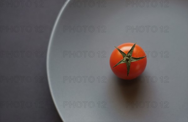 Tomato on plate