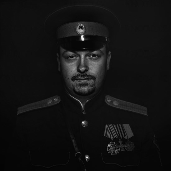 Cossack soldier wearing uniform