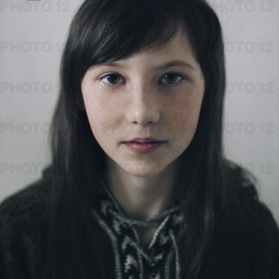 Portrait of Caucasian girl