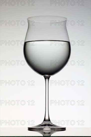 Water in wine glass