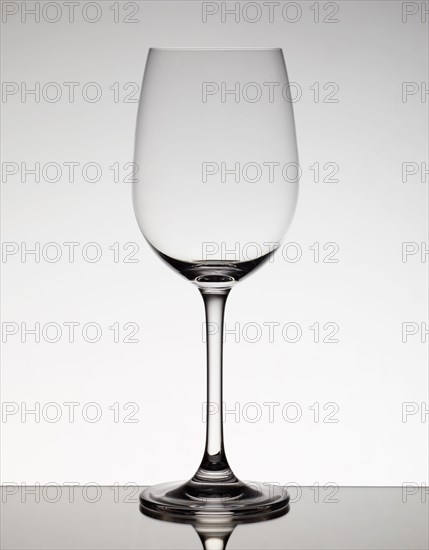 Empty wine glass