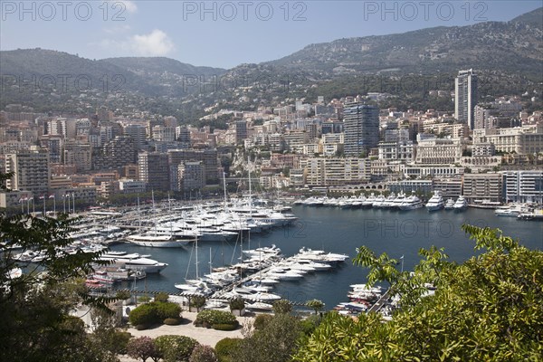 Yachts moored in Monte Carlo