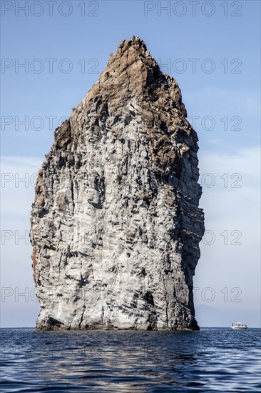 Rock formation in ocean