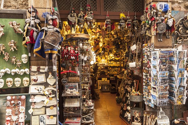 Souvenir store on city street