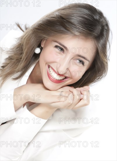 Close up of smiling woman