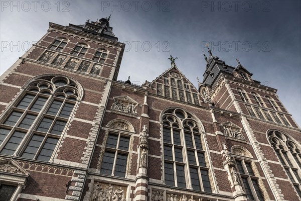 Low angle view of ornate building