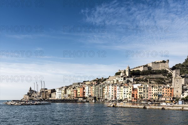 Urban buildings at waterfront