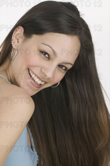 Portrait of woman smiling