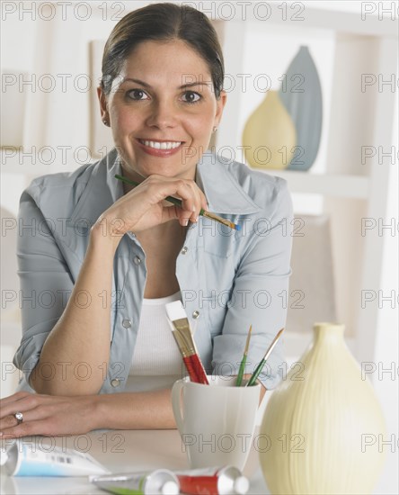 Woman smiling for the camera