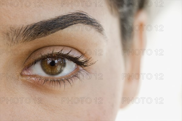 Extreme close up of African woman's eye