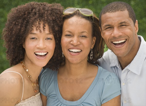 African man and women smiling