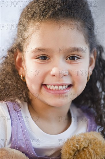 Smiling Hispanic girl