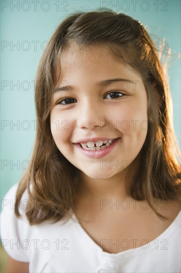 Smiling Hispanic girl