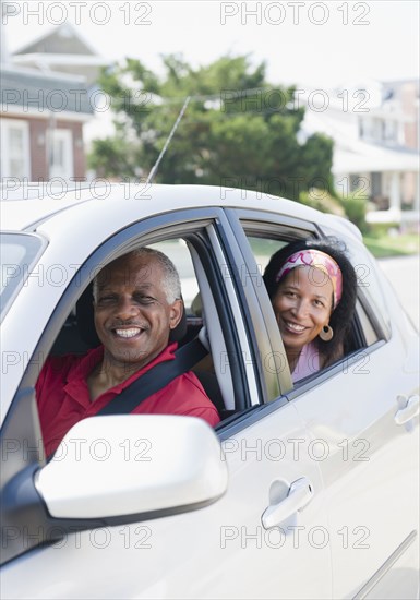 Black couple in car together