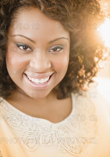 Smiling African American woman