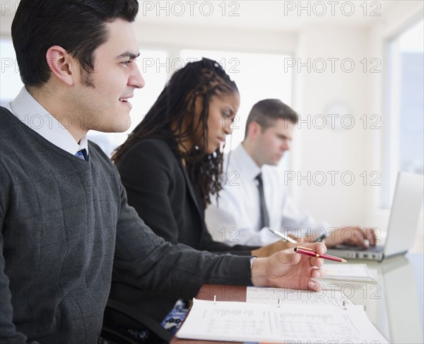 Business people working together in office