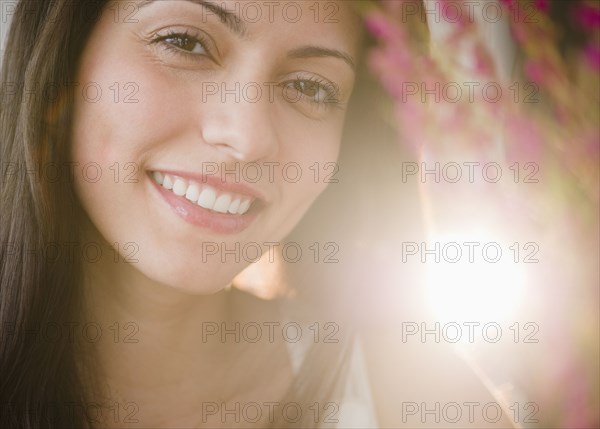 Smiling Brazilian woman