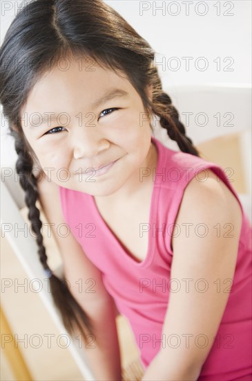 Smiling Korean girl