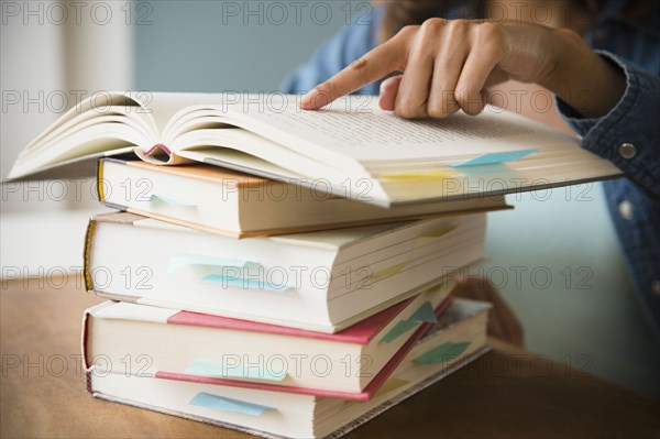 Cape Verdean woman studying