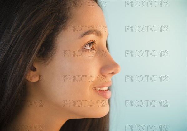 Smiling Hispanic teenager