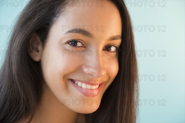 Smiling Hispanic teenager