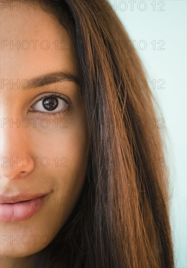 Smiling Hispanic teenager