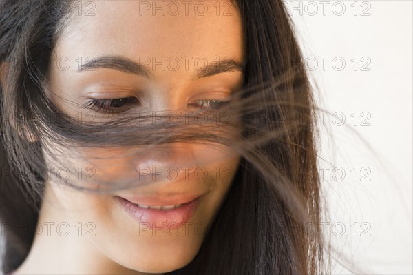 Smiling Hispanic teenager